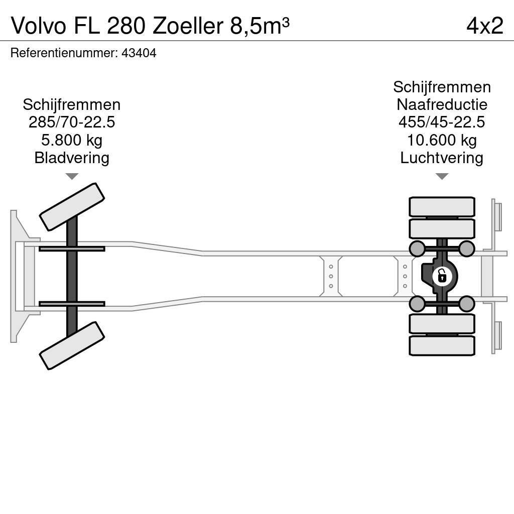 Volvo FL 280 Zoeller 8,5m³ Jäteautot