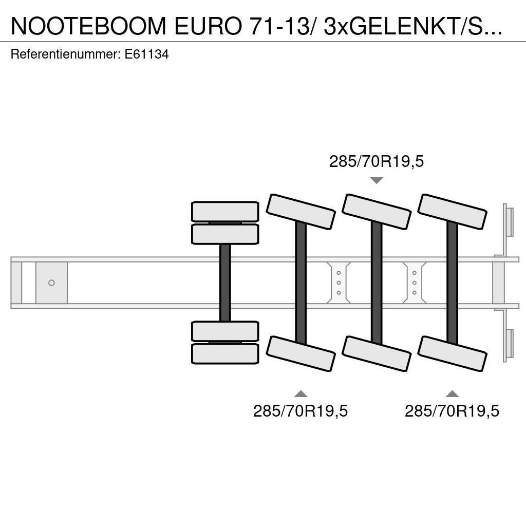 Nooteboom EURO 71-13/ 3xGELENKT/STEERING/DIR. Puoliperävaunulavetit