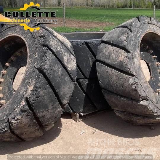 Brawler Solid Pneumatic Tires Pyöräkaivukoneet