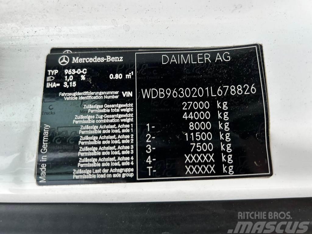Mercedes-Benz Actros 2542 6x2 + SIDE OPENING + ADR Umpikorikuorma-autot
