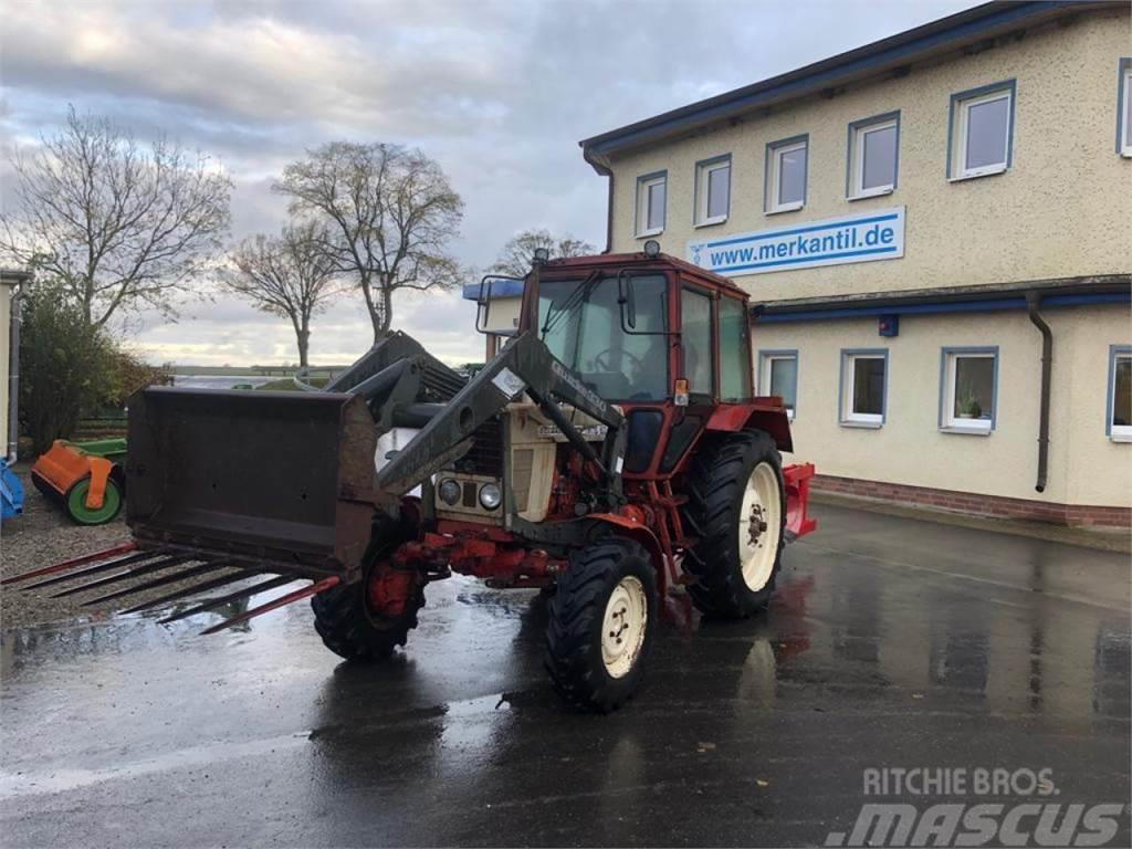 Belarus MTS 82 FL + 3 Schar Beetpflug Traktorit