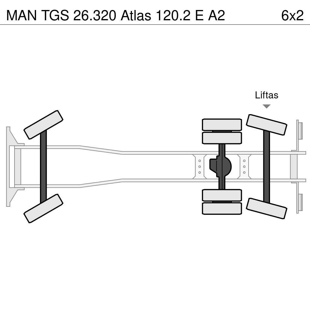MAN TGS 26.320 Atlas 120.2 E A2 Mobiilinosturit