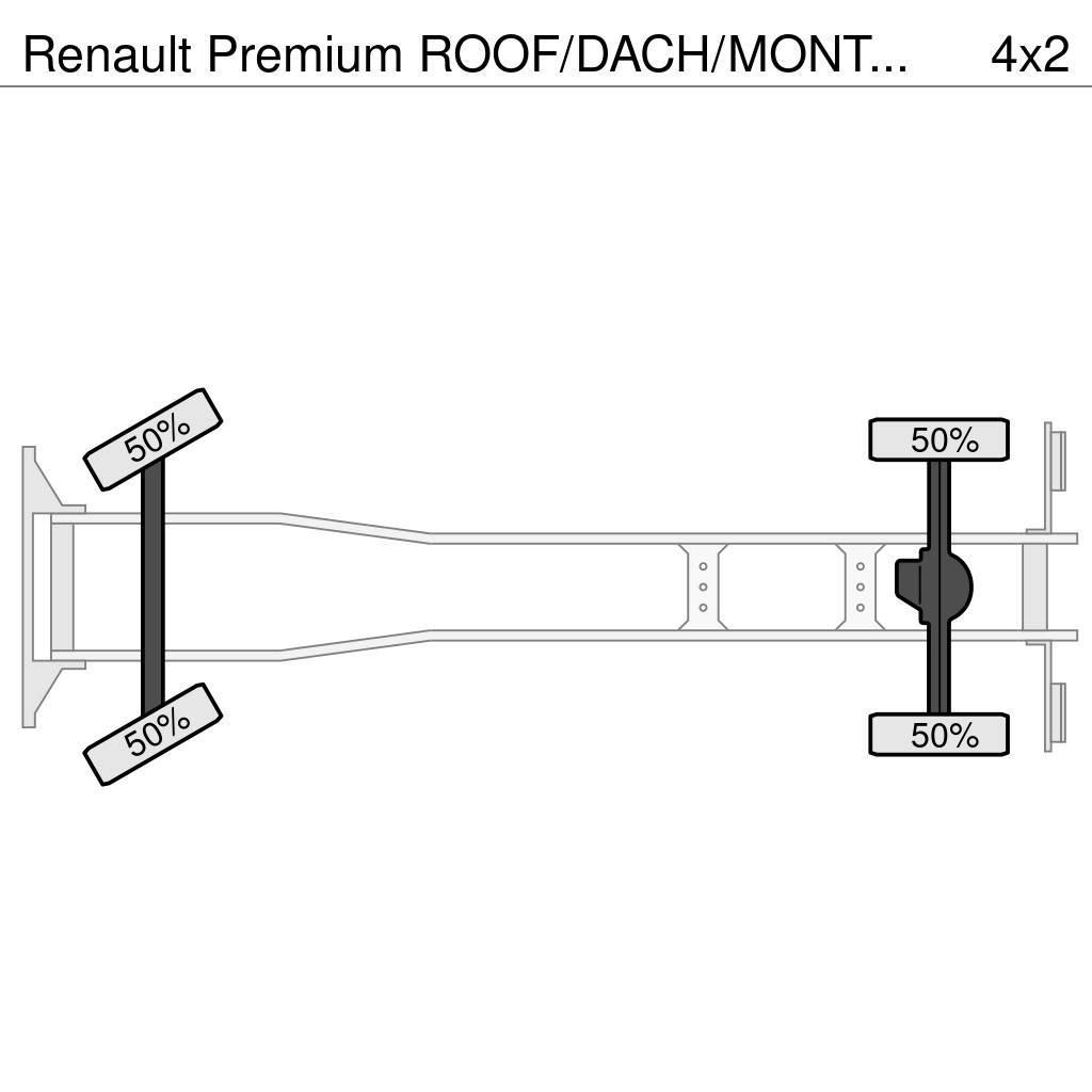 Renault Premium ROOF/DACH/MONTAGE!! CRANE!! HMF 22TM+JIB+L Mobiilinosturit