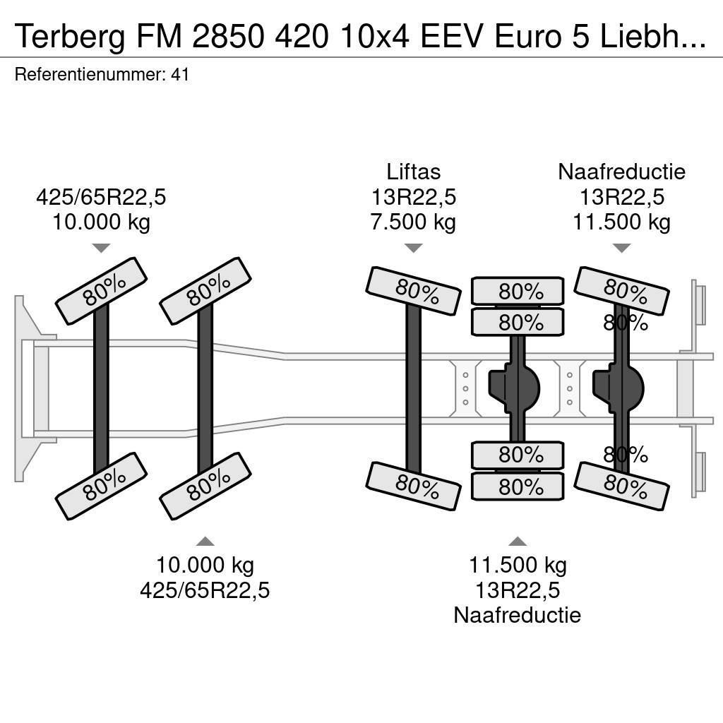 Terberg FM 2850 420 10x4 EEV Euro 5 Liebherr 15 Kub Mixer! Betonikuorma-autot