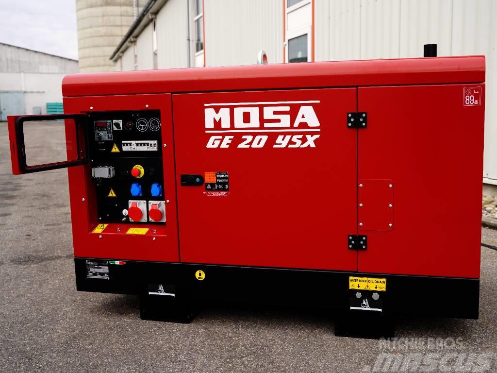 Mosa Stromerzeuger GE 20 YSX | 20 kVA (16 kW) / 400V Dieselgeneraattorit