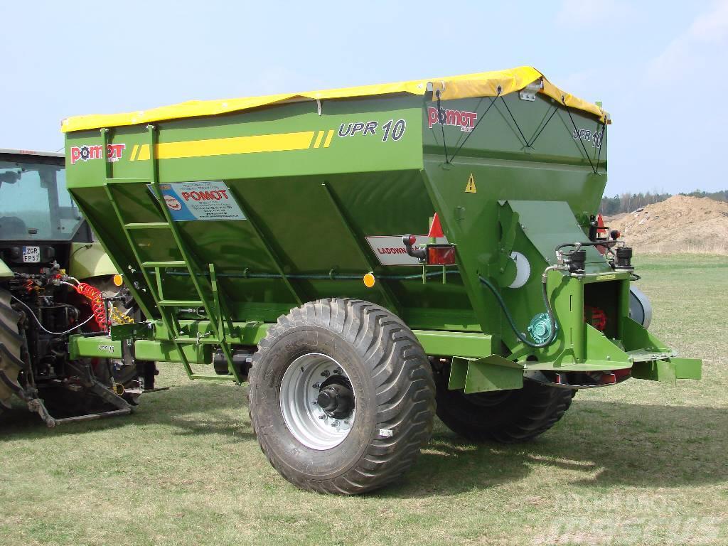 Pomot UPR 10 tones fertilizer and lime spreader, DIRECT Lannoitteenlevittimet