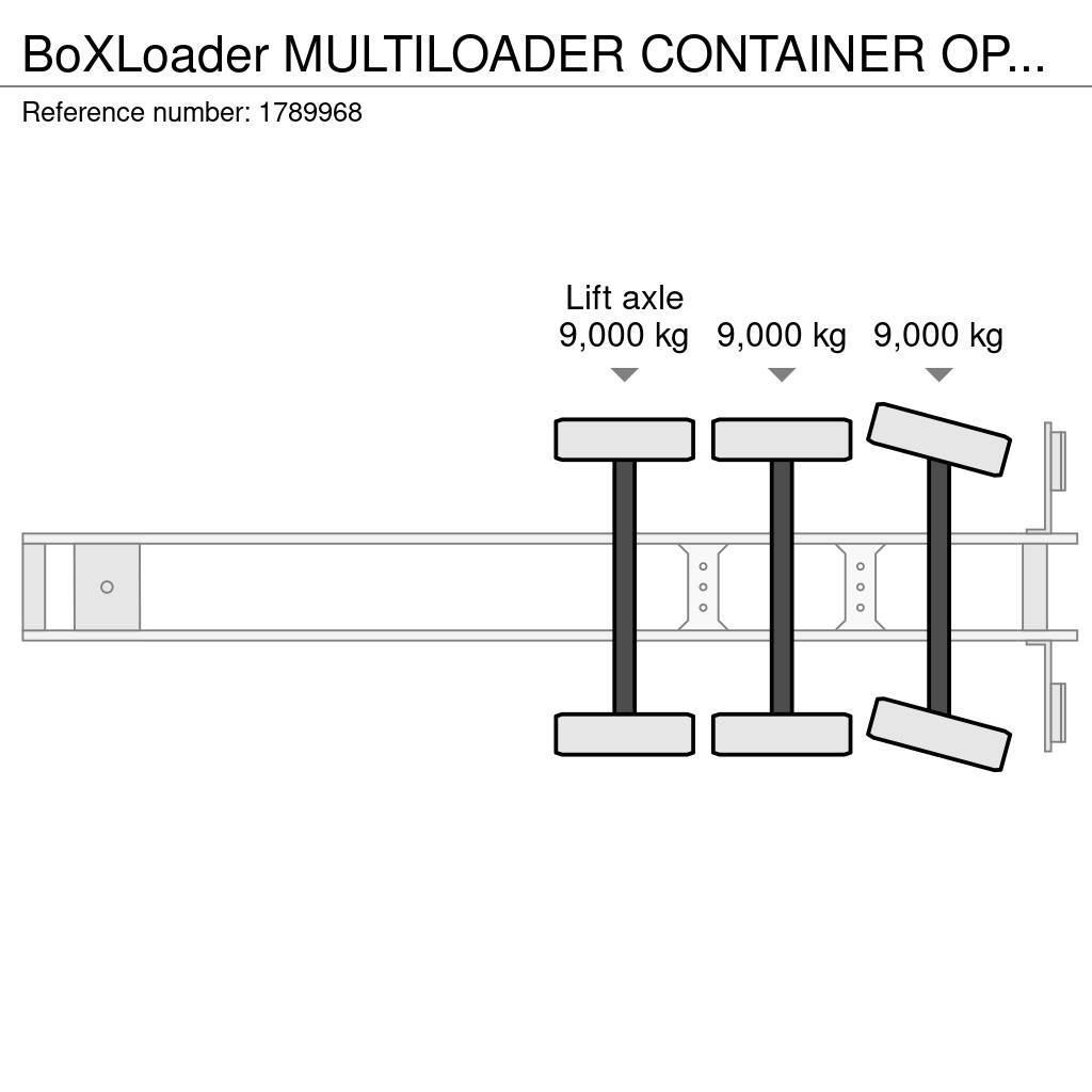  BOXLOADER MULTILOADER CONTAINER OPLEGGER/TRAILER/A Konttipuoliperävaunut