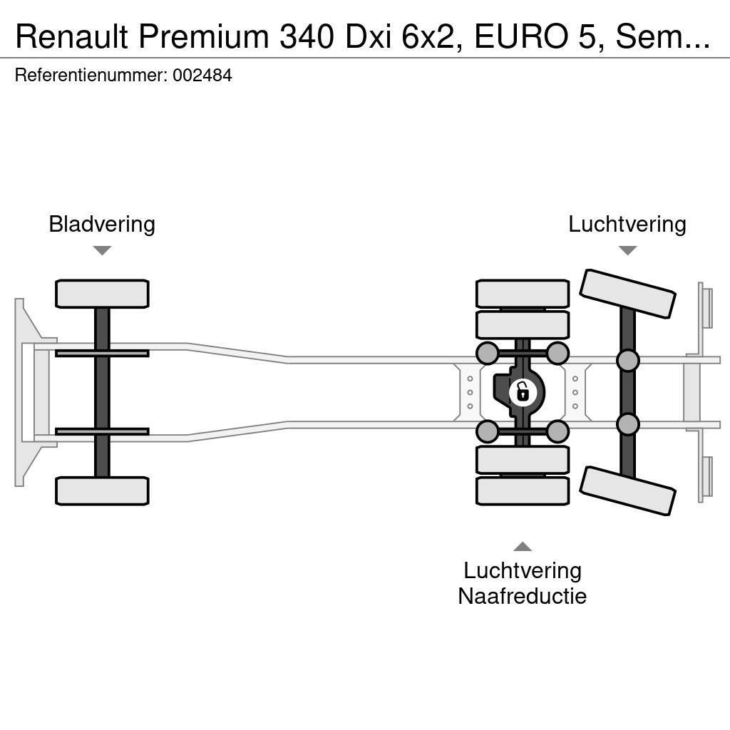 Renault Premium 340 Dxi 6x2, EURO 5, Semat Zoeller Jäteautot