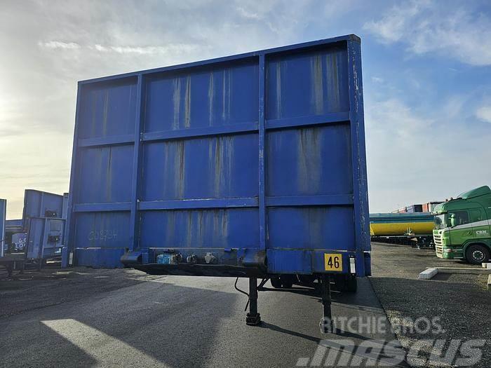 Contar B1828 dls| heavy duty| flatbed trailer with contai Lavapuoliperävaunut