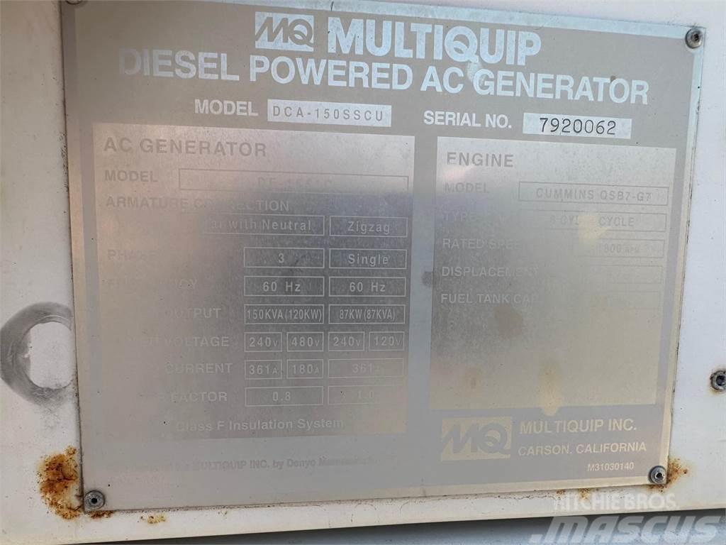 MultiQuip WHISPERWATT DCA150SSCU Muut generaattorit