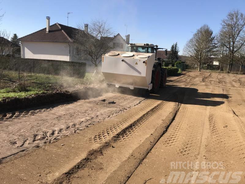  amag Bindemittelstreuer 5 m³ Heckanbau Traktor Asfaltin uusiokäyttölaitteet