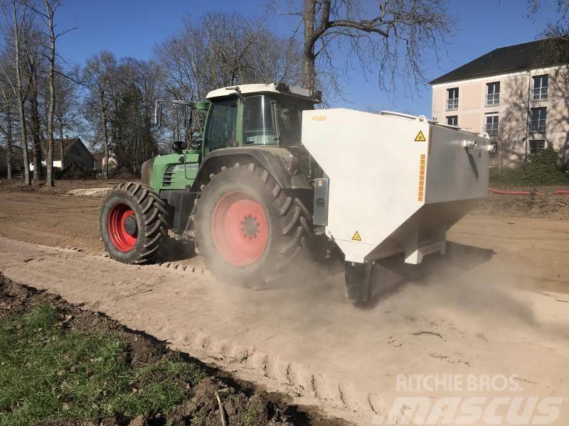  amag Bindemittelstreuer 5 m³ Heckanbau Traktor Asfaltin uusiokäyttölaitteet