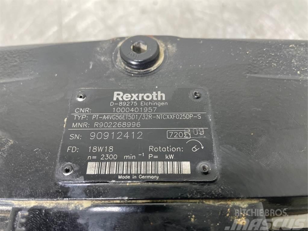 Wacker Neuson 1000401957-Rexroth A4VG56ET5D1/32R-Drive pump Hydrauliikka