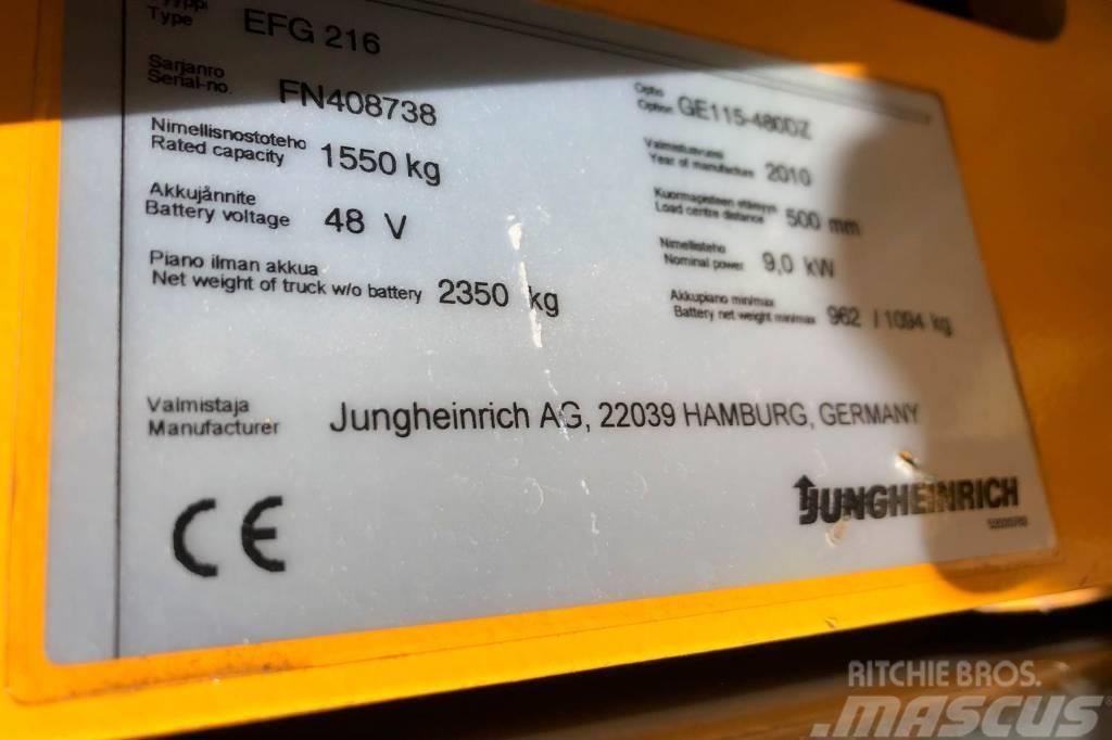 Jungheinrich EFG 216 Sähkötrukit