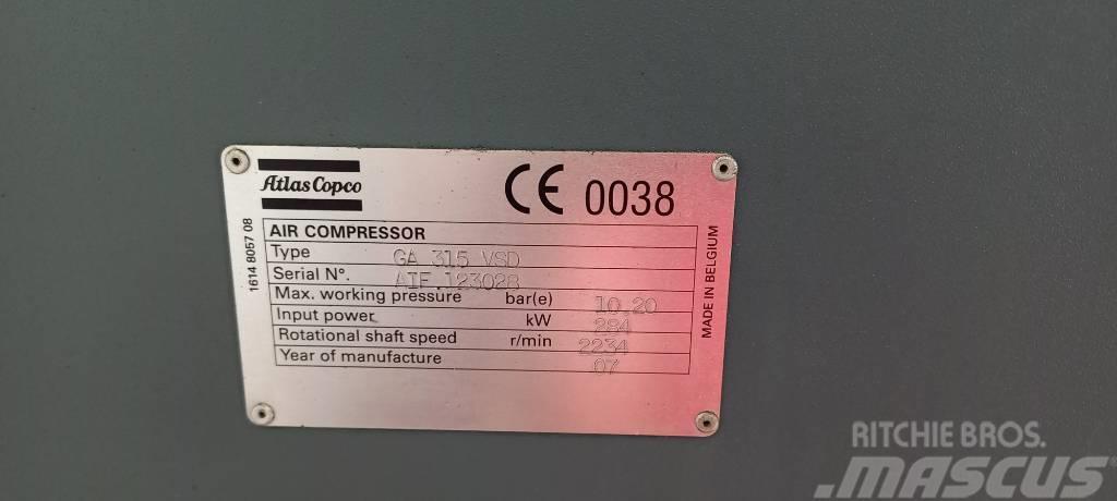 Atlas Copco GA 315 VSD Kompressorit