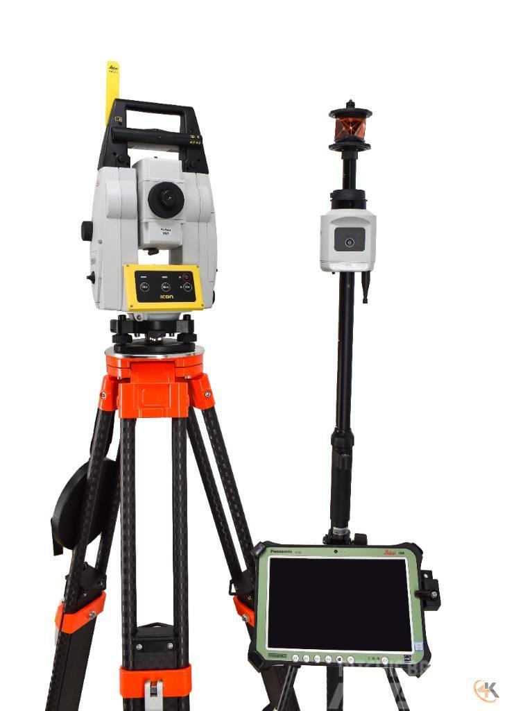 Leica iCR70 5" Robotic Total Station w/ CS35 iCON & AP20 Muut