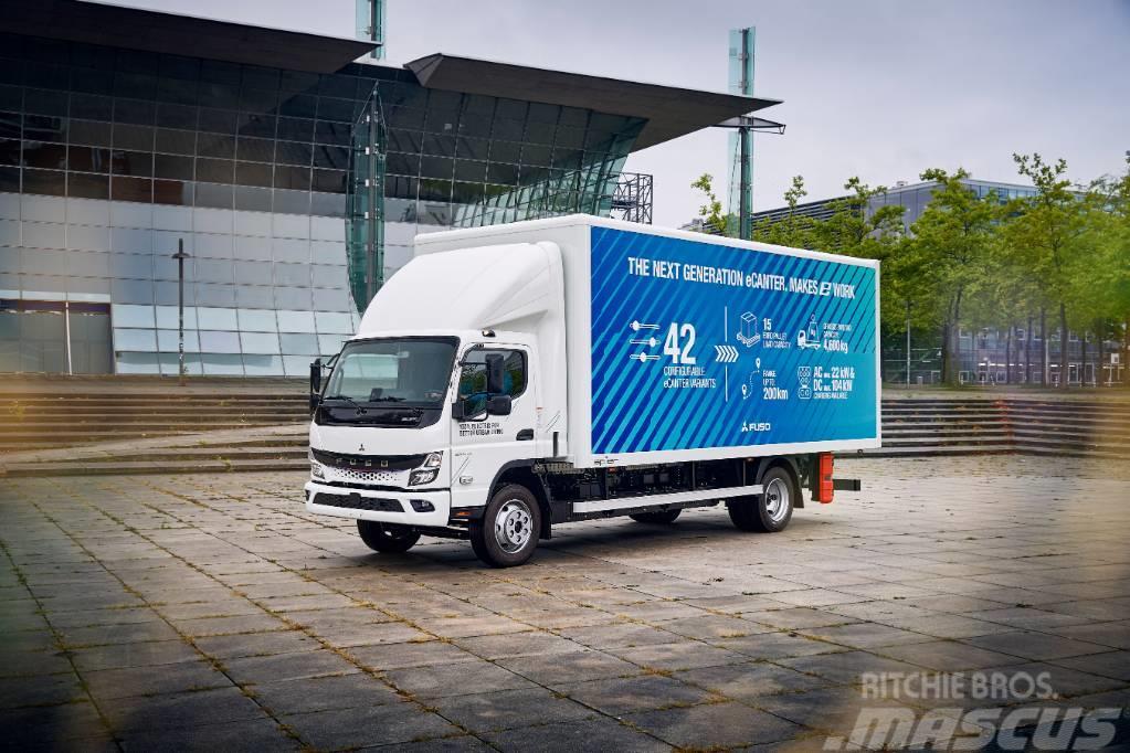 Fuso eCanter el lastbil 8,55 ton transportskåp Umpikorikuorma-autot
