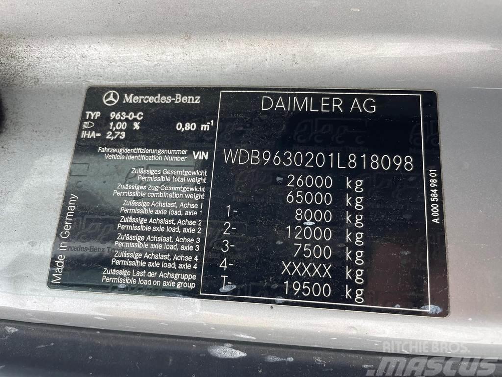 Mercedes-Benz Actros 2551 6x2*4 EURO5 + RETARDER Umpikorikuorma-autot