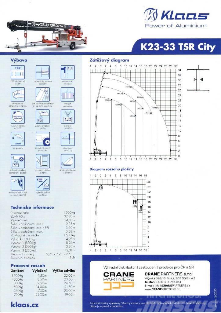 Klaas K 23-33 RS City Torninosturit