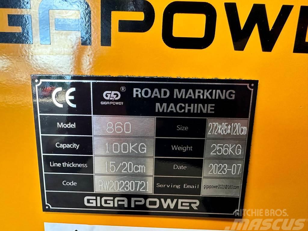  Giga power Road Marking Machine Henkilöautot