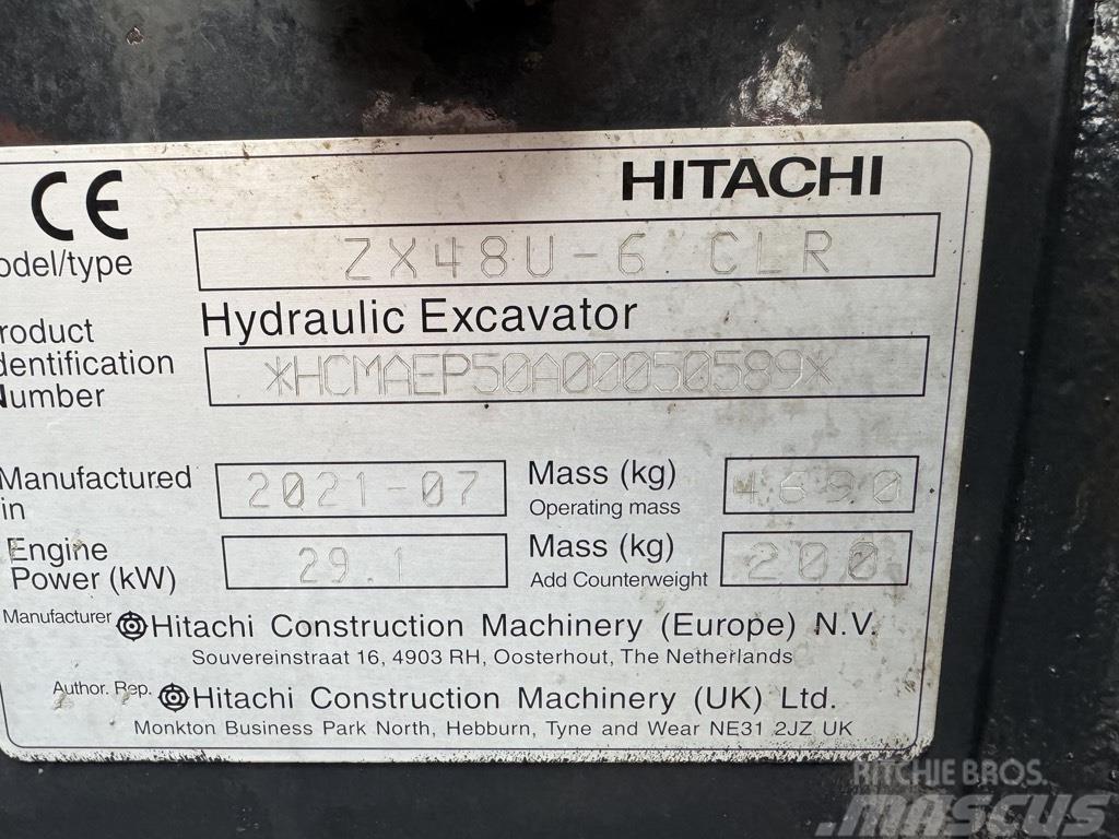Hitachi zx48U-6 Minikaivukoneet < 7t