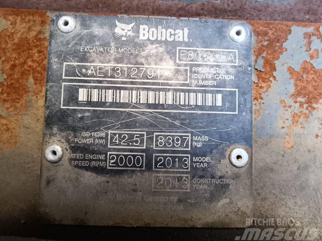 Bobcat E 80 EA Midikaivukoneet 7t - 12t