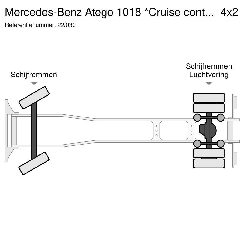 Mercedes-Benz Atego 1018 *Cruise control*Airco*Achteruitrijcamer Eläinkuljetusautot