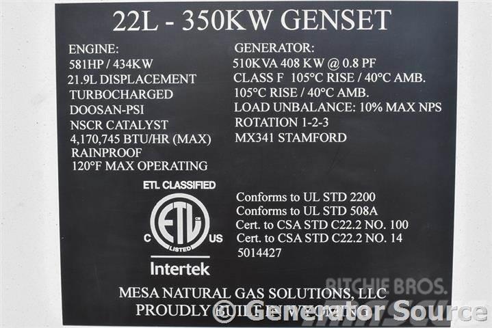 Doosan 350 kW NG - JUST ARRIVED Kaasugeneraattorit