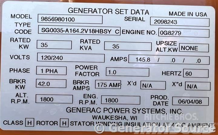 Generac 35 kW - JUST ARRIVED Muut generaattorit