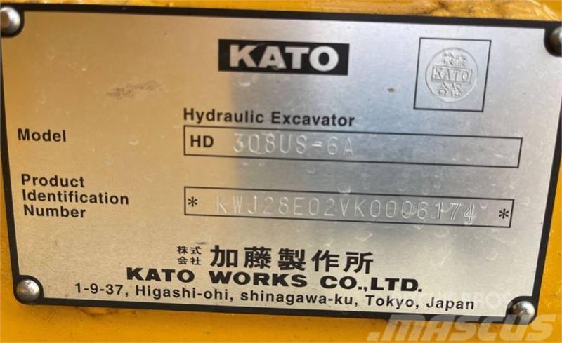 Kato HD308US-6A Minikaivukoneet < 7t