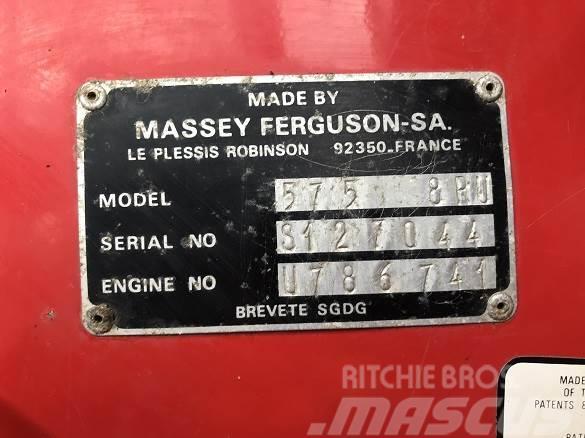  MASSEY FERGUSON-SA 575 FWD CW LOADER Muut koneet