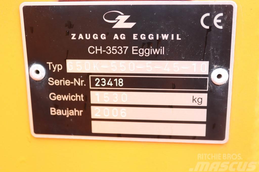  Zaugg G50K-550-5-45-10 Schneepflug 5,50m breit Muut autot