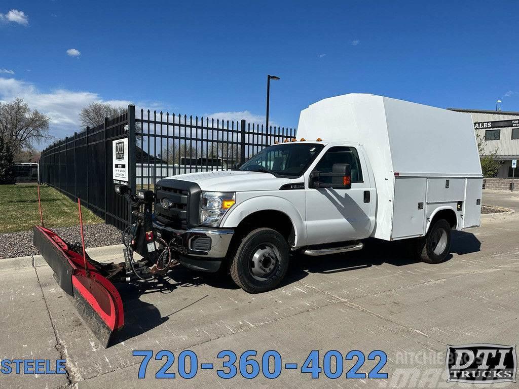 Ford F350 XL Super Duty 9' KUV Body With Boss Snow Plow Hinausautot