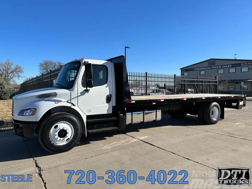 Freightliner M2-106 26' Flatbed With Lift Gate Lava-kuorma-autot