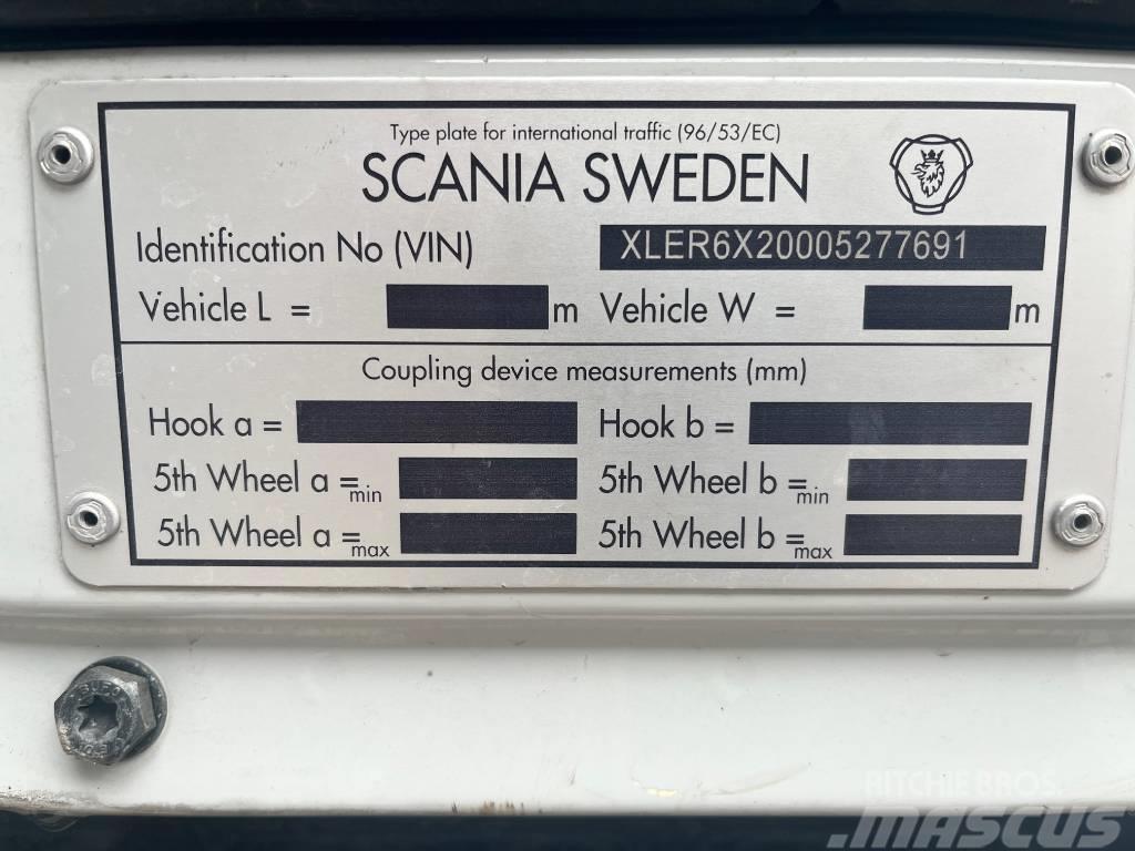 Scania R 480 XPI  HDS-Effer 655S RT-nosturit