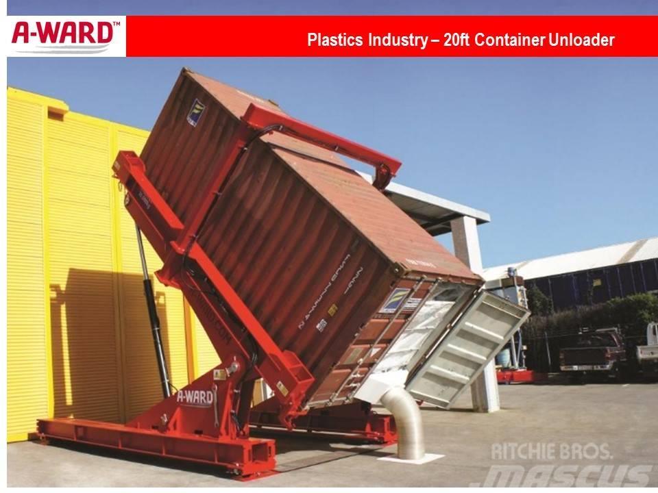 A-Ward Container UNLOADER - Unloading of bulk material Satamien materiaalinkäsittelykoneet