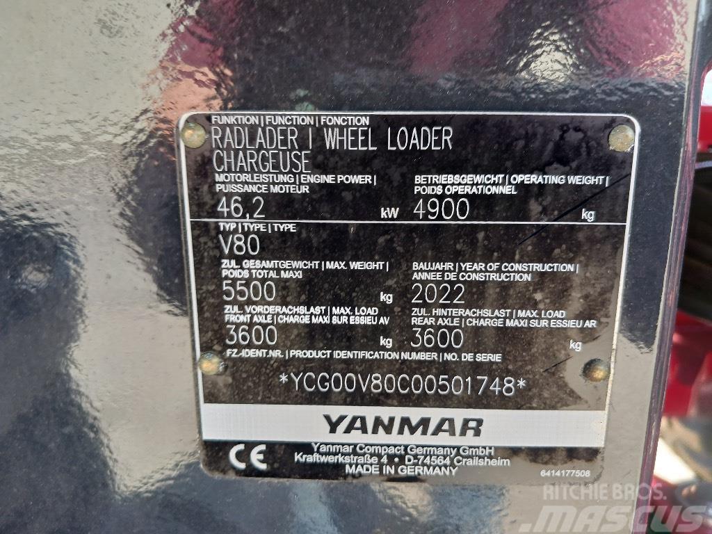 Yanmar V80 Pyöräkuormaajat