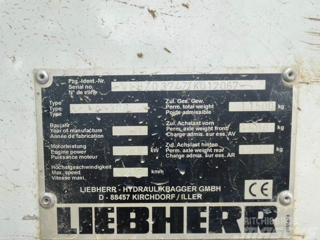 Liebherr A 308 Pyöräkaivukoneet