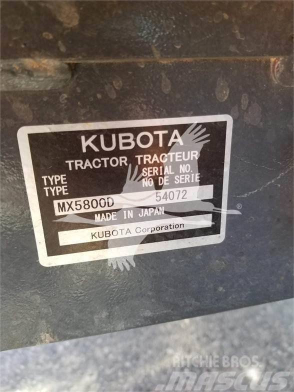 Kubota MX5800HST Traktorit