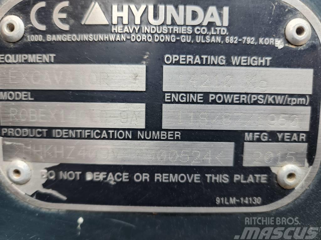 Hyundai 140LC-9A Telakaivukoneet