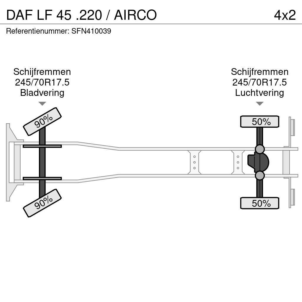 DAF LF 45 .220 / AIRCO Lava-kuorma-autot