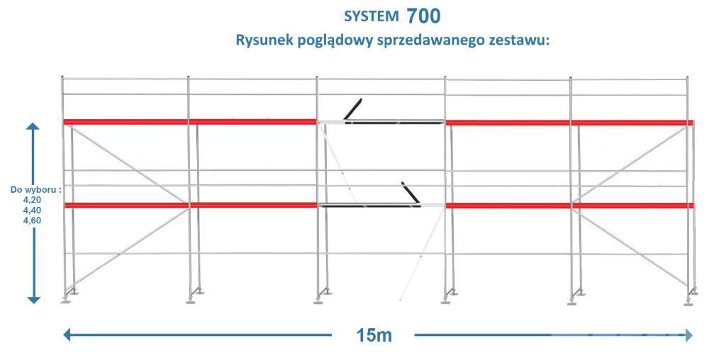  DUDIX SYSTEM700 Gerüstbau Scaffolding Telineet ja lisäosat