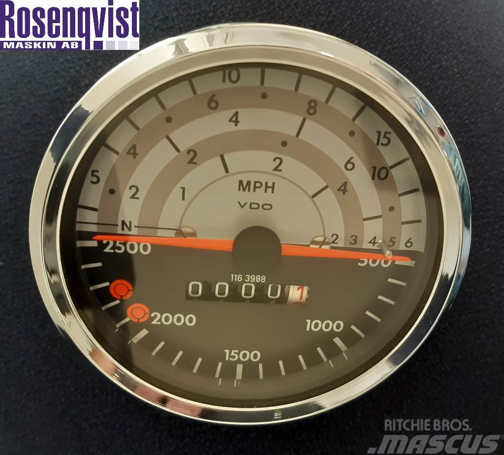 Deutz-Fahr VDO Tachometer mph 01163988, 129.035/034/035 Sähkö ja elektroniikka