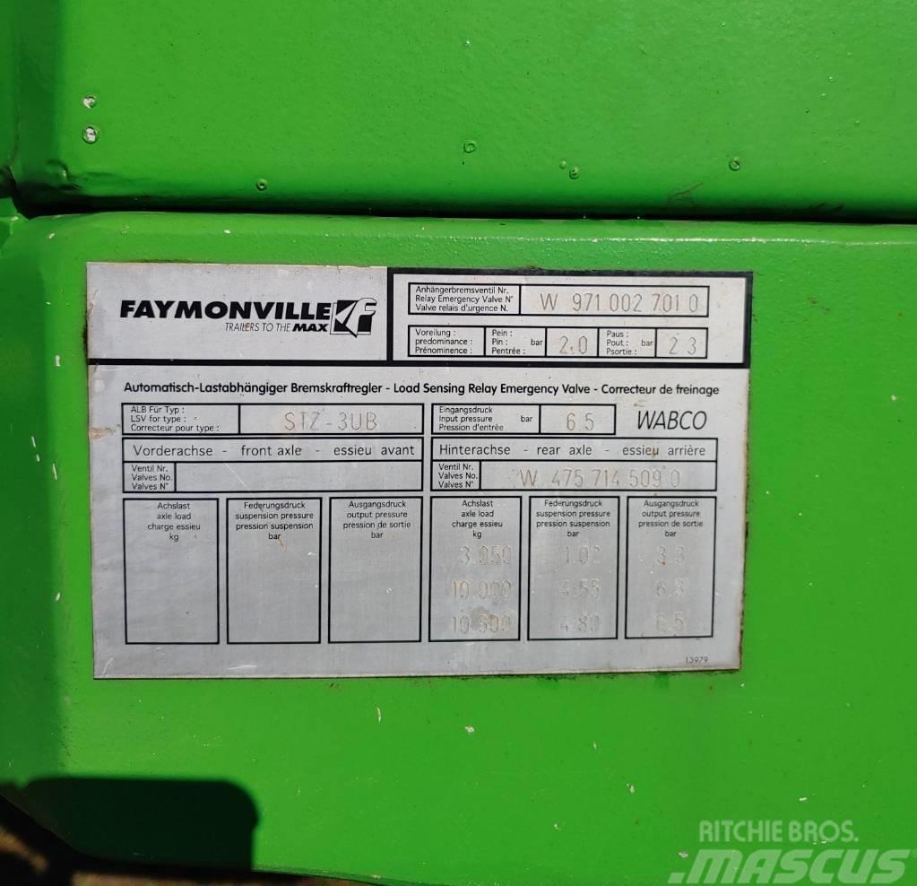Faymonville STZ-3UB Sattelauflieger Puoliperävaunulavetit