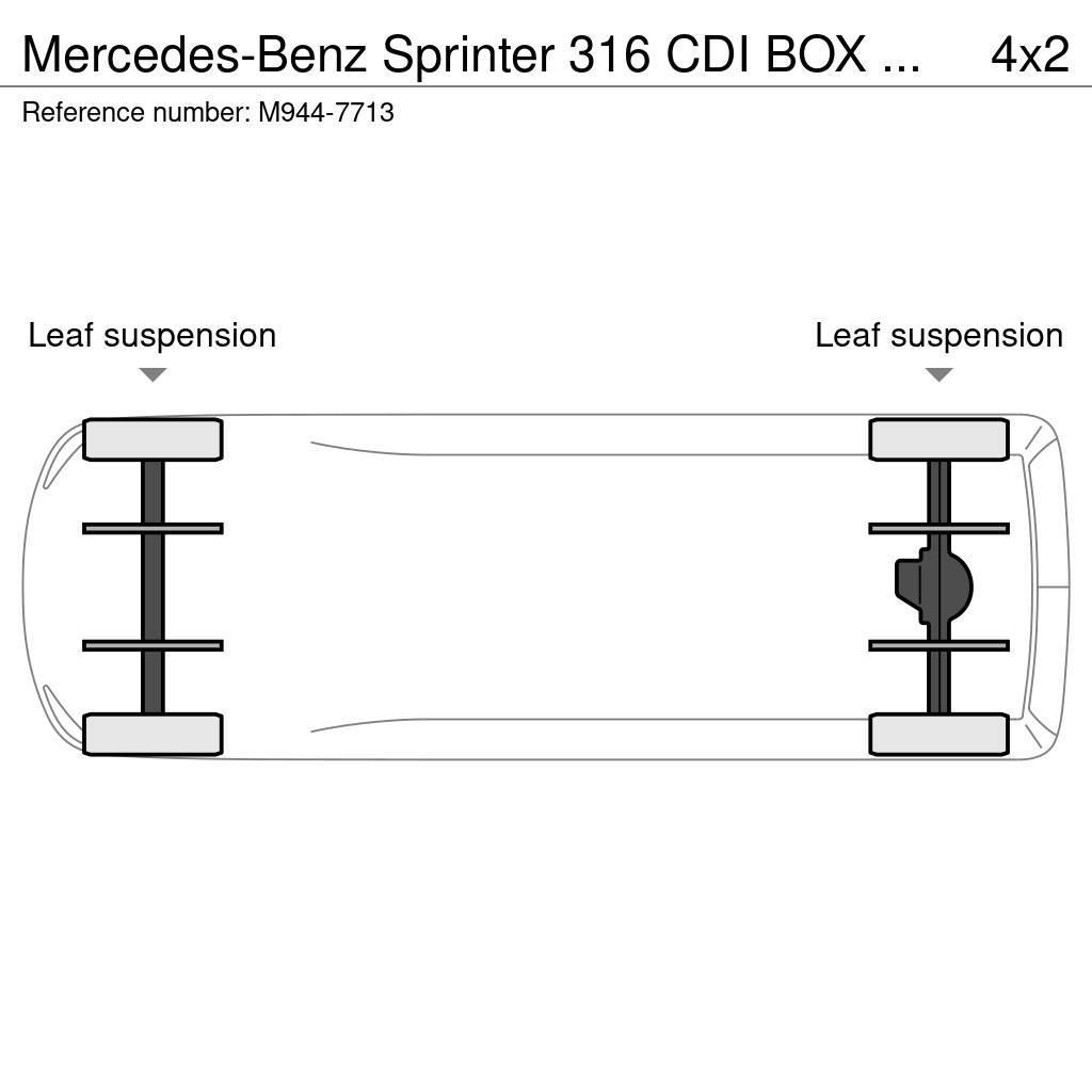 Mercedes-Benz Sprinter 316 CDI BOX L=4282 mm Muut autot