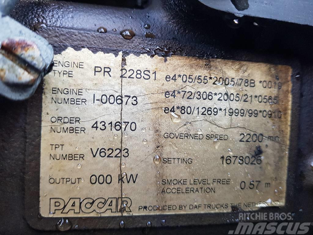 Paccar PR228S1 Moottorit