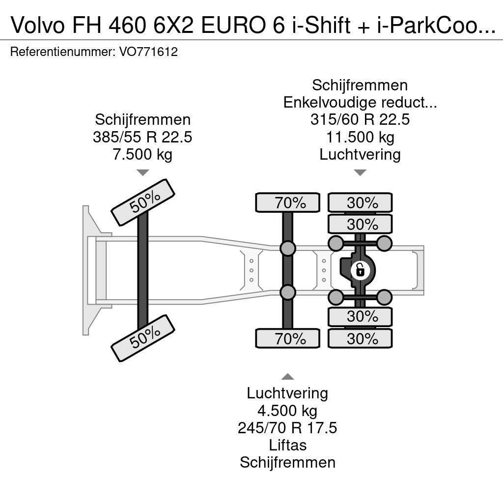 Volvo FH 460 6X2 EURO 6 i-Shift + i-ParkCool + TIPPER HY Vetopöytäautot