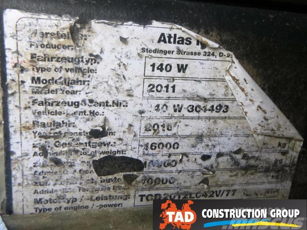 Atlas 140 W Pyöräkaivukoneet