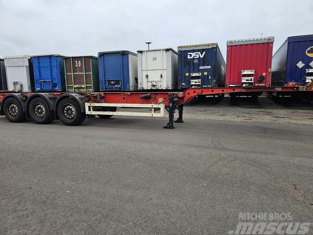 Krone SD 27 | 3 axle container chassis | 4740 kg | Saf D Konttipuoliperävaunut