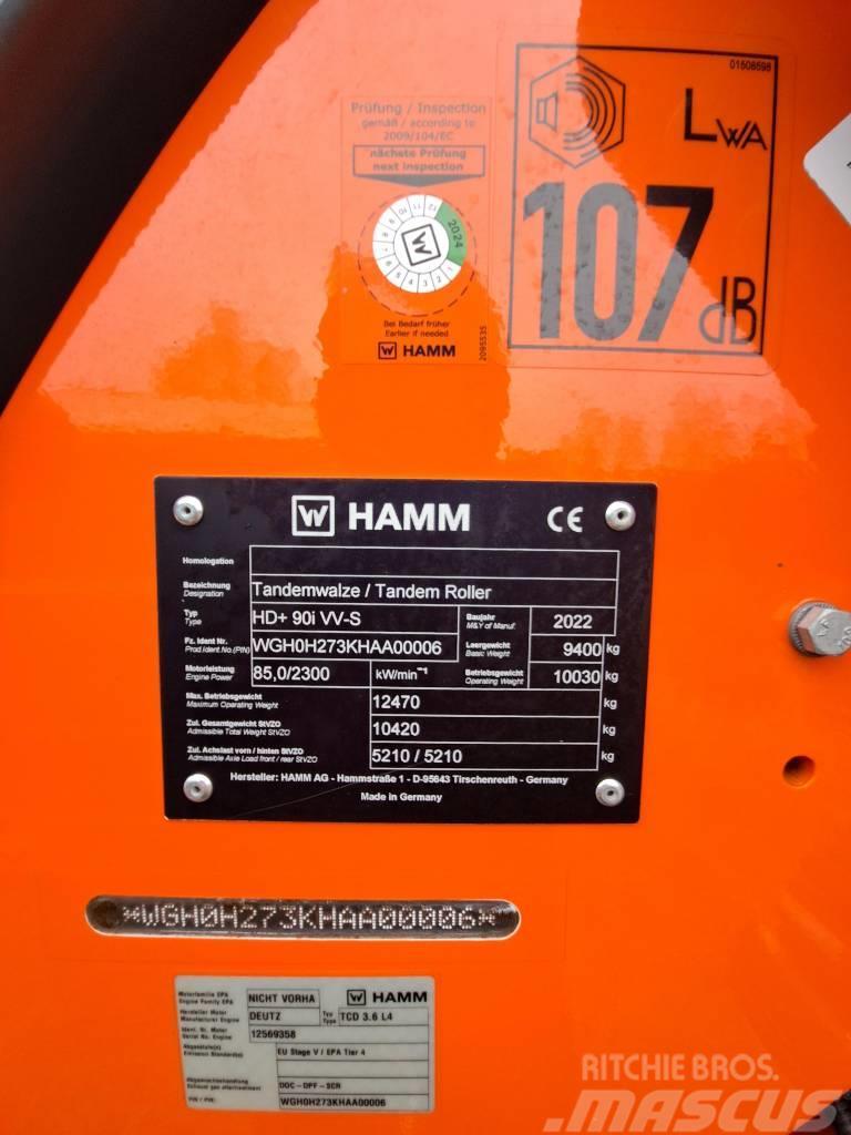 Hamm HD+ 90i VV-S Tandemjyrät